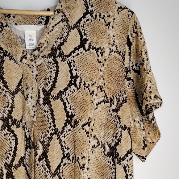 ❤️❤️H&M ANIMAL PRINT SUMMER DRESS SIZE SMALL - Picture 3 of 5
